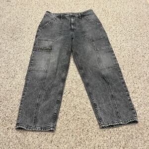 Mother Superior The Private Zip Pocket Ankle Jeans Sz 28 Shadow Dancing Denim